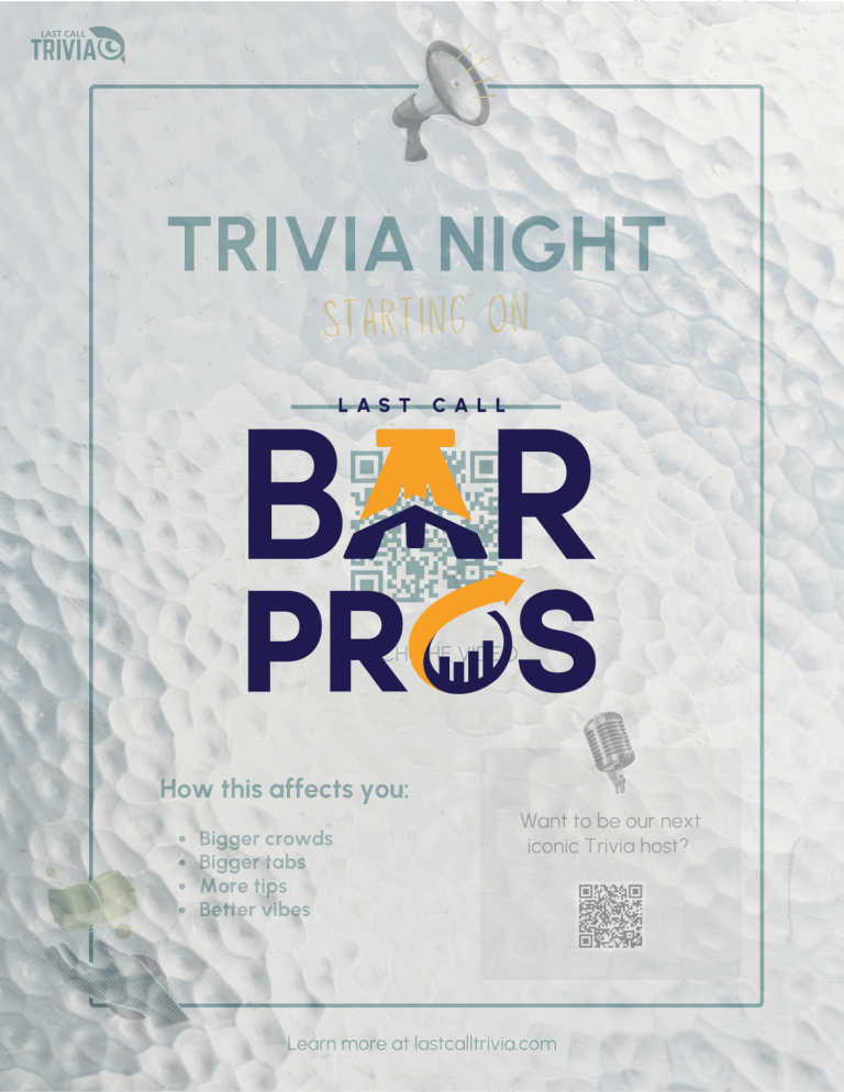 Copy of Back Of House Flyer 1UP Trivia